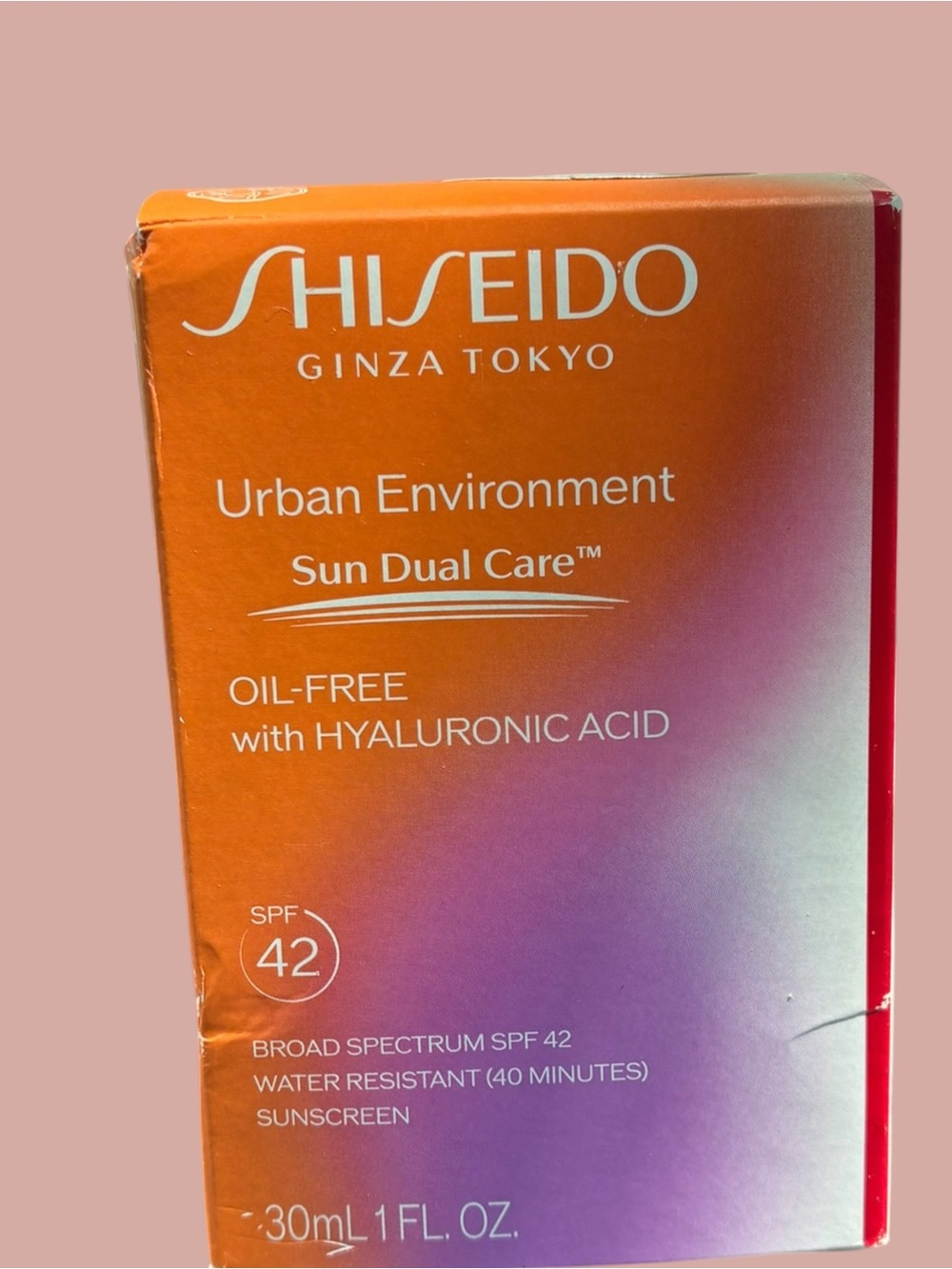 NEW Shiseido Urban Environment Sun Dual Care SPF 42 Sunscreen 30mL Authentic